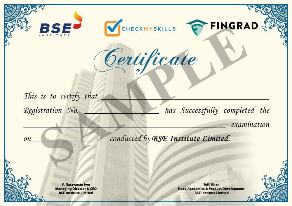 BSE Institute Certification Courses BSE Institute Classes